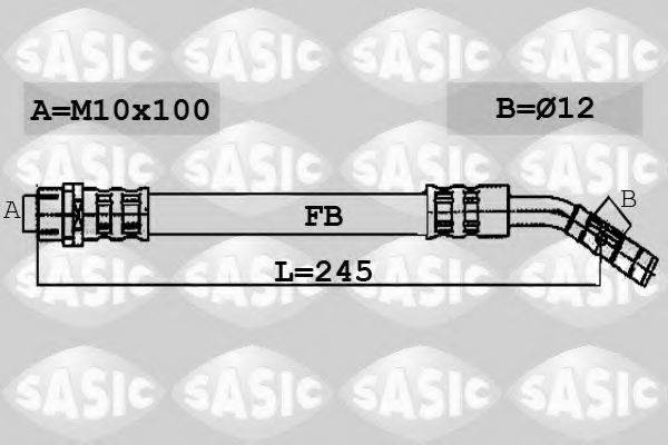 SASIC 6606062 Гальмівний шланг