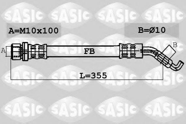 SASIC 6606173 Гальмівний шланг