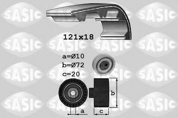 SASIC 1756039 Комплект ременя ГРМ