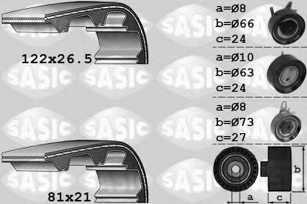 SASIC 1756040 Комплект ременя ГРМ