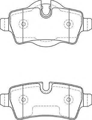 DURON DBP211975 Комплект гальмівних колодок, дискове гальмо