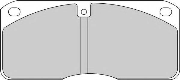 DURON DCV702 Комплект гальмівних колодок, дискове гальмо