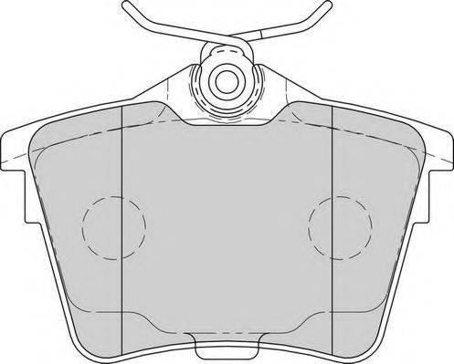 DURON DBP341727 Комплект гальмівних колодок, дискове гальмо