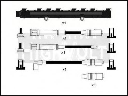 STANDARD OEF075T Комплект дротів запалювання