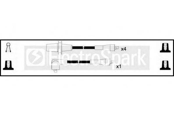 STANDARD OEK076 Комплект дротів запалювання