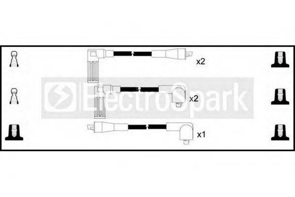 STANDARD OEK130 Комплект дротів запалювання