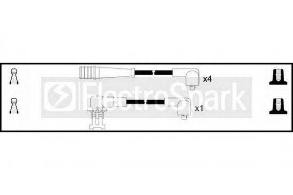 STANDARD OEK071 Комплект дротів запалювання