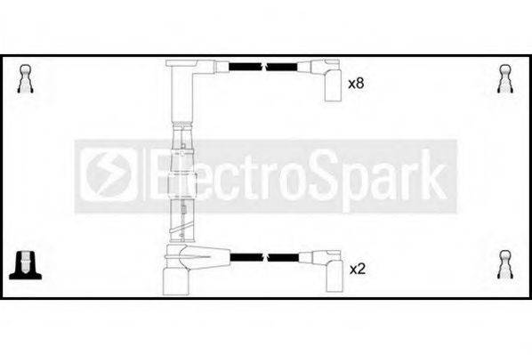 STANDARD OEK698 Комплект дротів запалювання