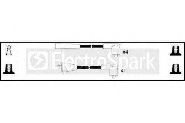 STANDARD OEK879 Комплект дротів запалювання