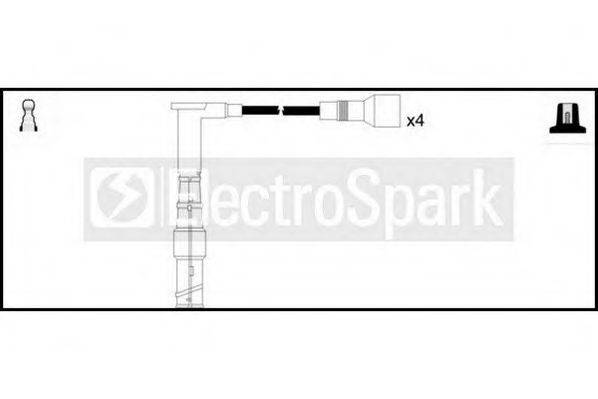 STANDARD OEK157 Комплект дротів запалювання