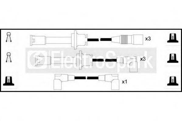 STANDARD OEK957 Комплект дротів запалювання