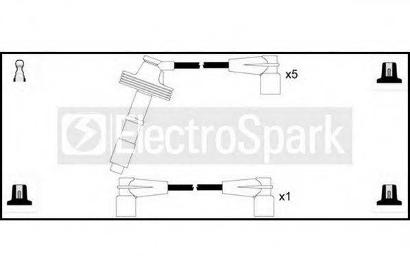 STANDARD OEK445 Комплект дротів запалювання