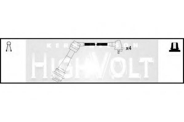 STANDARD OEF801 Комплект дротів запалювання