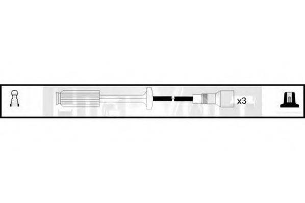 STANDARD OEF809 Комплект дротів запалювання