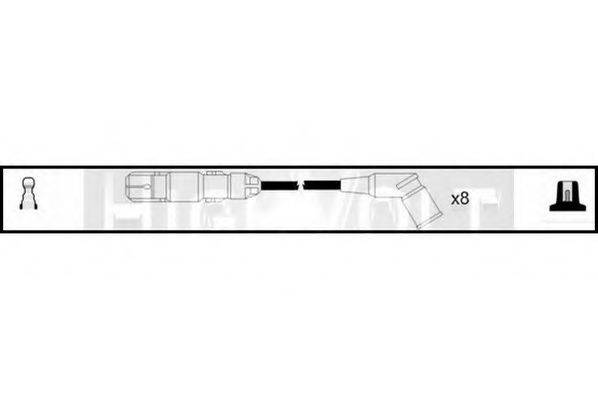 STANDARD OEF780 Комплект дротів запалювання