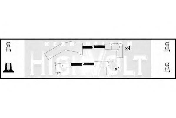 STANDARD OEF069 Комплект дротів запалювання