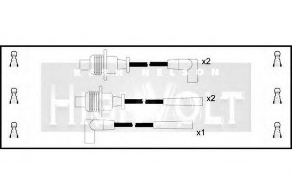 STANDARD OEF057 Комплект дротів запалювання