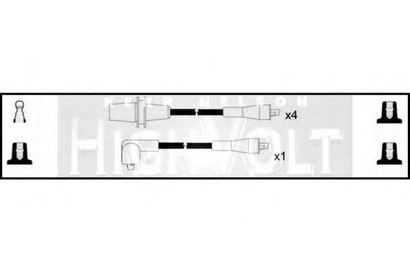 STANDARD OEF246 Комплект дротів запалювання