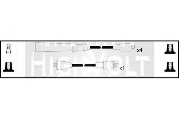 STANDARD OEF355 Комплект дротів запалювання