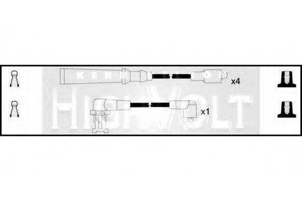 STANDARD OEF102 Комплект дротів запалювання