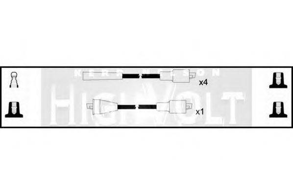 STANDARD OEF178 Комплект дротів запалювання