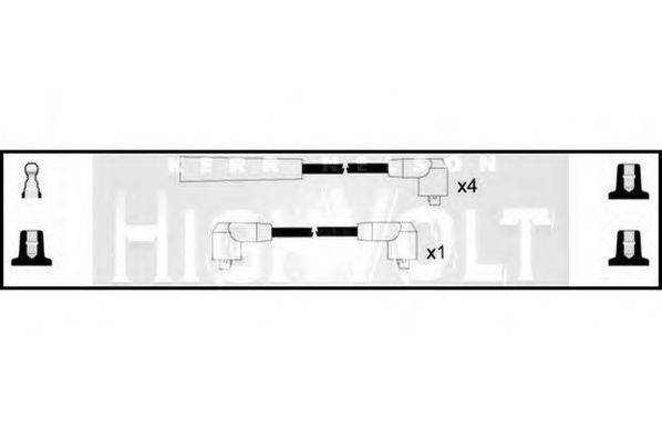 STANDARD OEF324 Комплект дротів запалювання