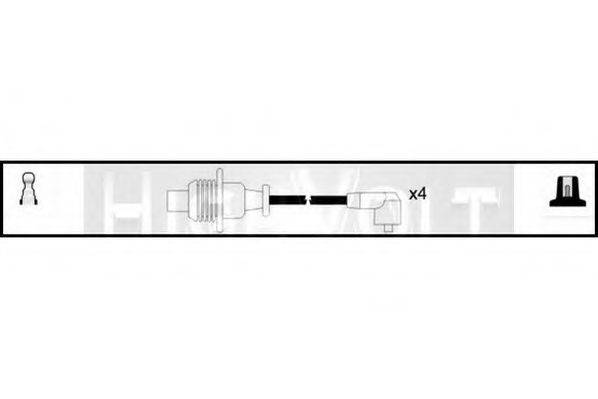 STANDARD OEF323 Комплект дротів запалювання