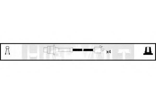 STANDARD OEF268 Комплект дротів запалювання