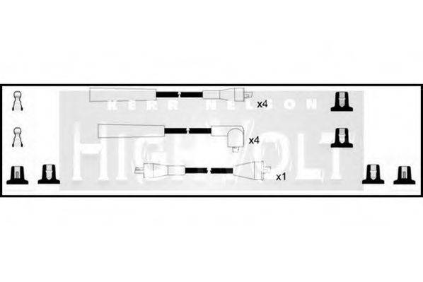 STANDARD OEF362 Комплект дротів запалювання