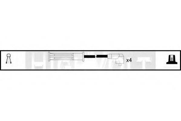 STANDARD OEF264 Комплект дротів запалювання