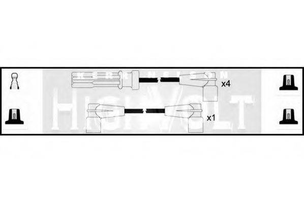 STANDARD OEF104 Комплект дротів запалювання