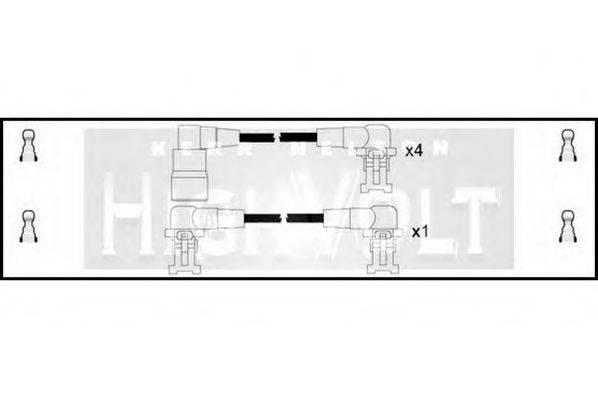 STANDARD OEF278 Комплект дротів запалювання