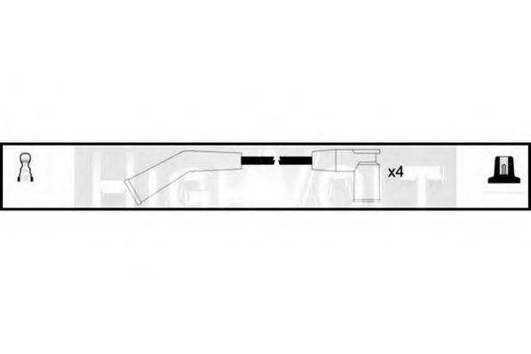 STANDARD OEF620 Комплект дротів запалювання