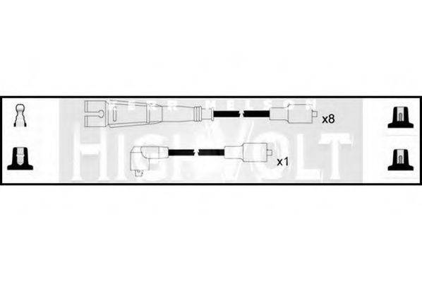 STANDARD OEF1003 Комплект дротів запалювання