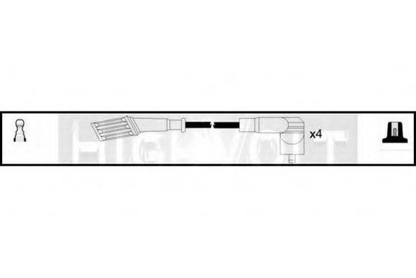 STANDARD OEF929 Комплект дротів запалювання