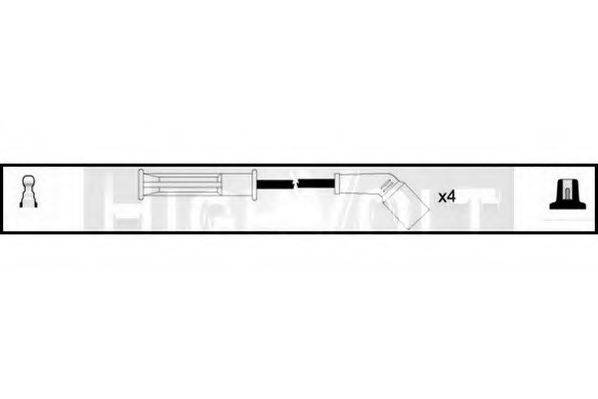 STANDARD OEF535 Комплект дротів запалювання