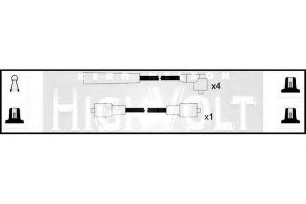 STANDARD OEF400 Комплект дротів запалювання