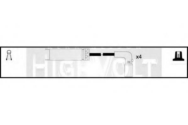 STANDARD OEF130 Комплект дротів запалювання