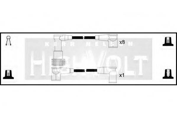 STANDARD OEF799 Комплект дротів запалювання