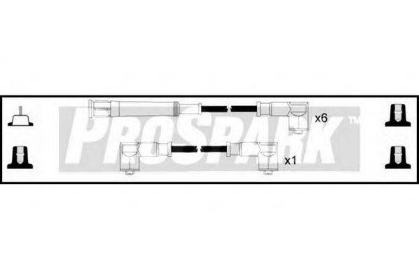 STANDARD OES1212 Комплект дротів запалювання