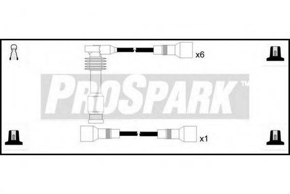 STANDARD OES208 Комплект дротів запалювання