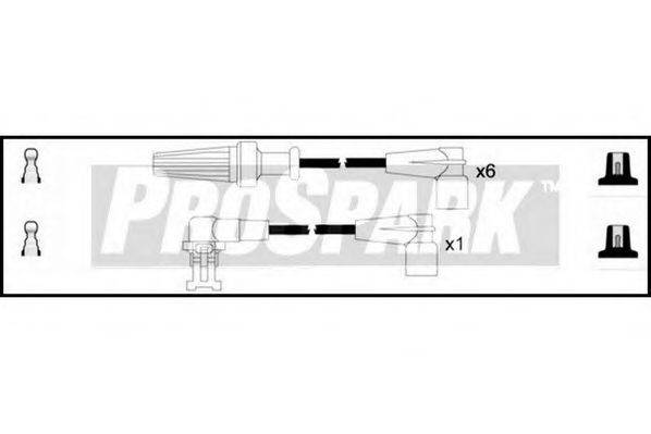 STANDARD OES370 Комплект дротів запалювання