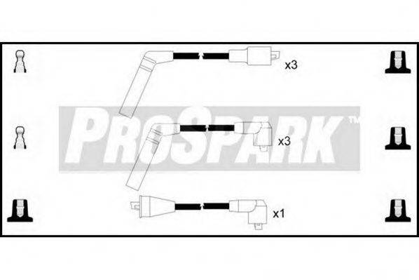 STANDARD OES691 Комплект дротів запалювання