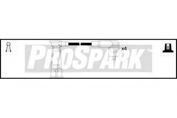 STANDARD OES751 Комплект дротів запалювання