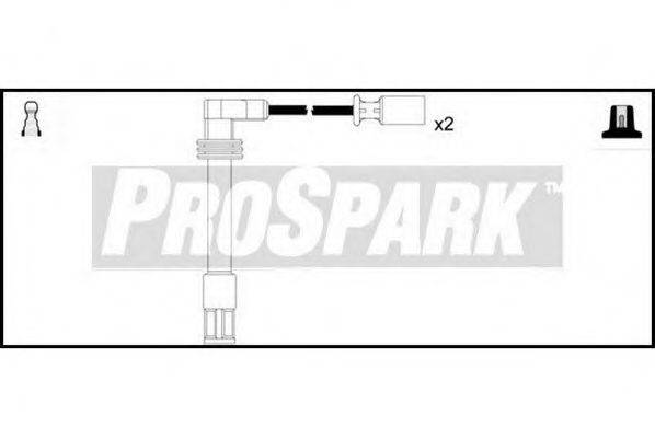 STANDARD OES856 Комплект дротів запалювання