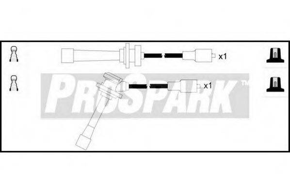 STANDARD OES904 Комплект дротів запалювання