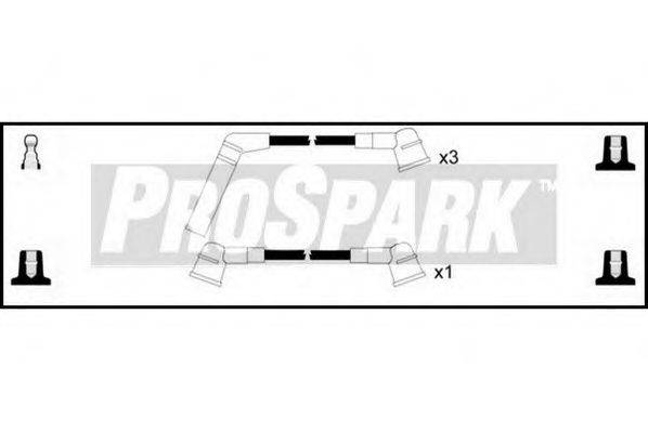 STANDARD OES978 Комплект дротів запалювання