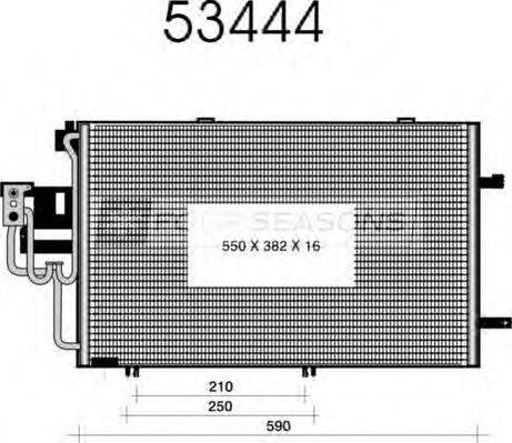 STANDARD F453444 Конденсатор, кондиціонер