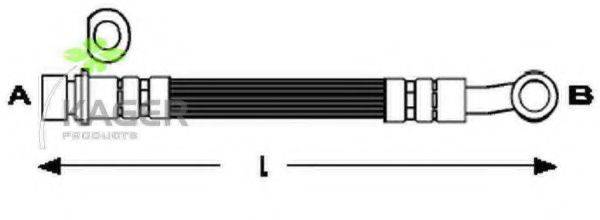 KAGER 380368 Гальмівний шланг