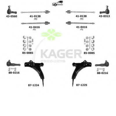 KAGER 800156 Підвіска колеса